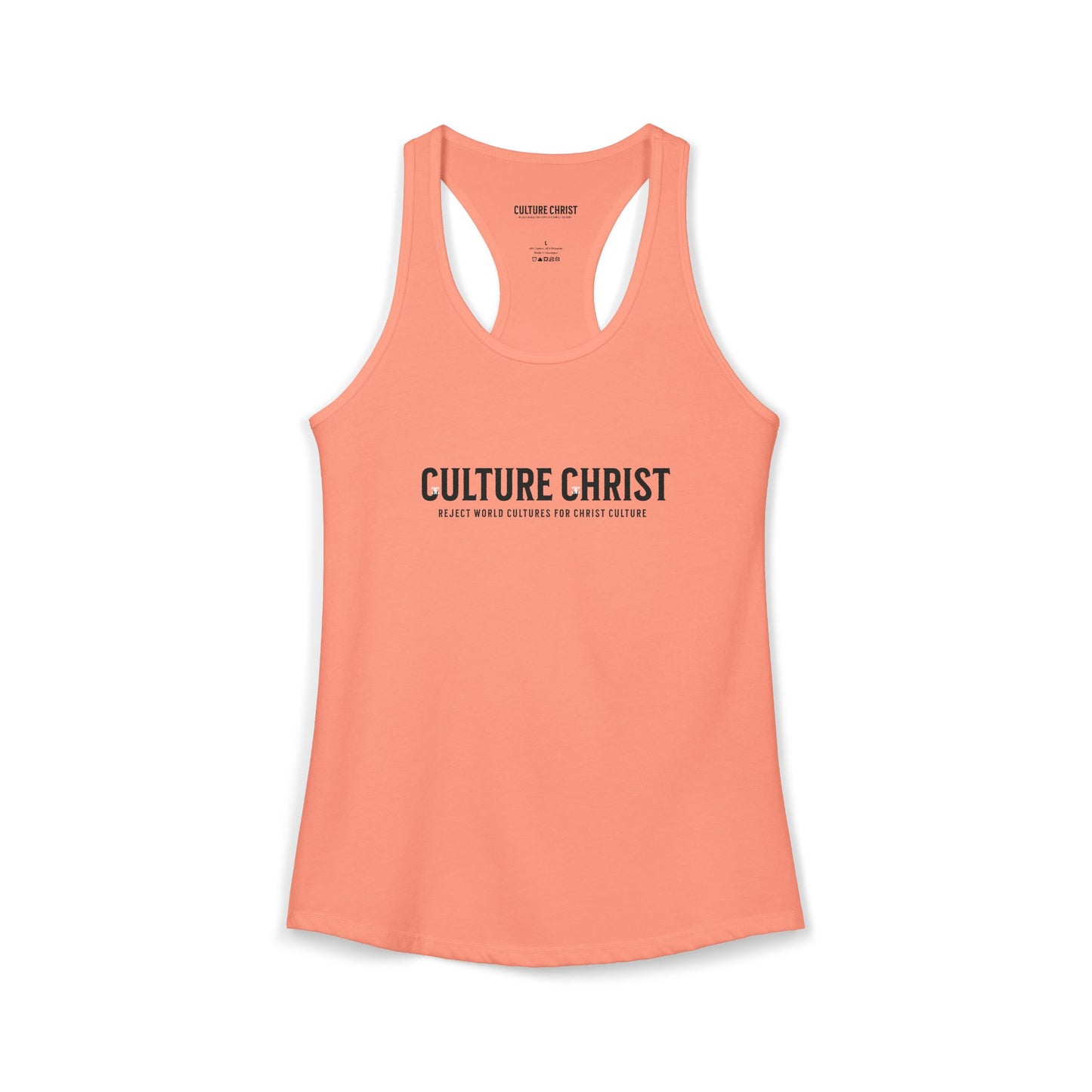 Women's Ideal Racerback Tank, wear your faith