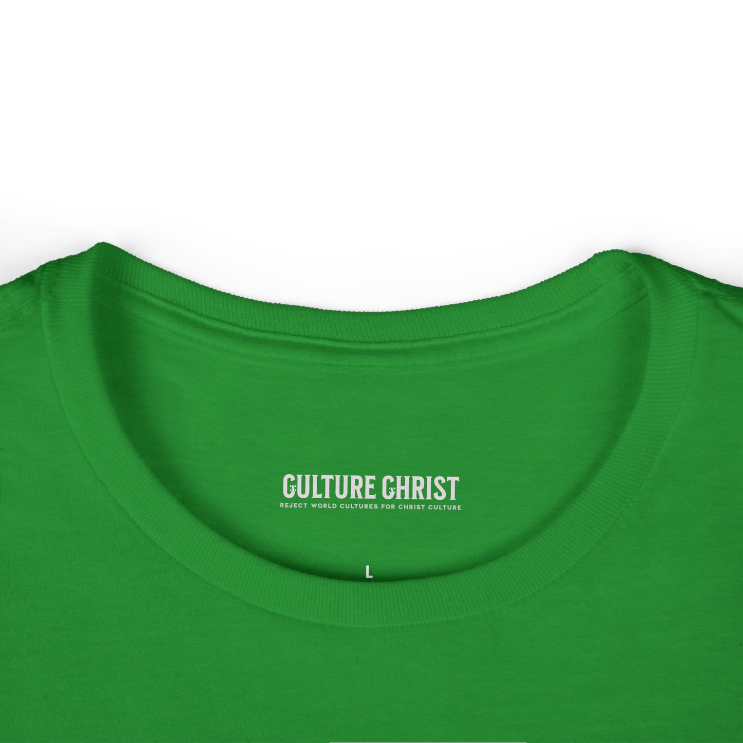 Culture Christ Women's Tee — Faith-Based Minimalist Christian Shirt