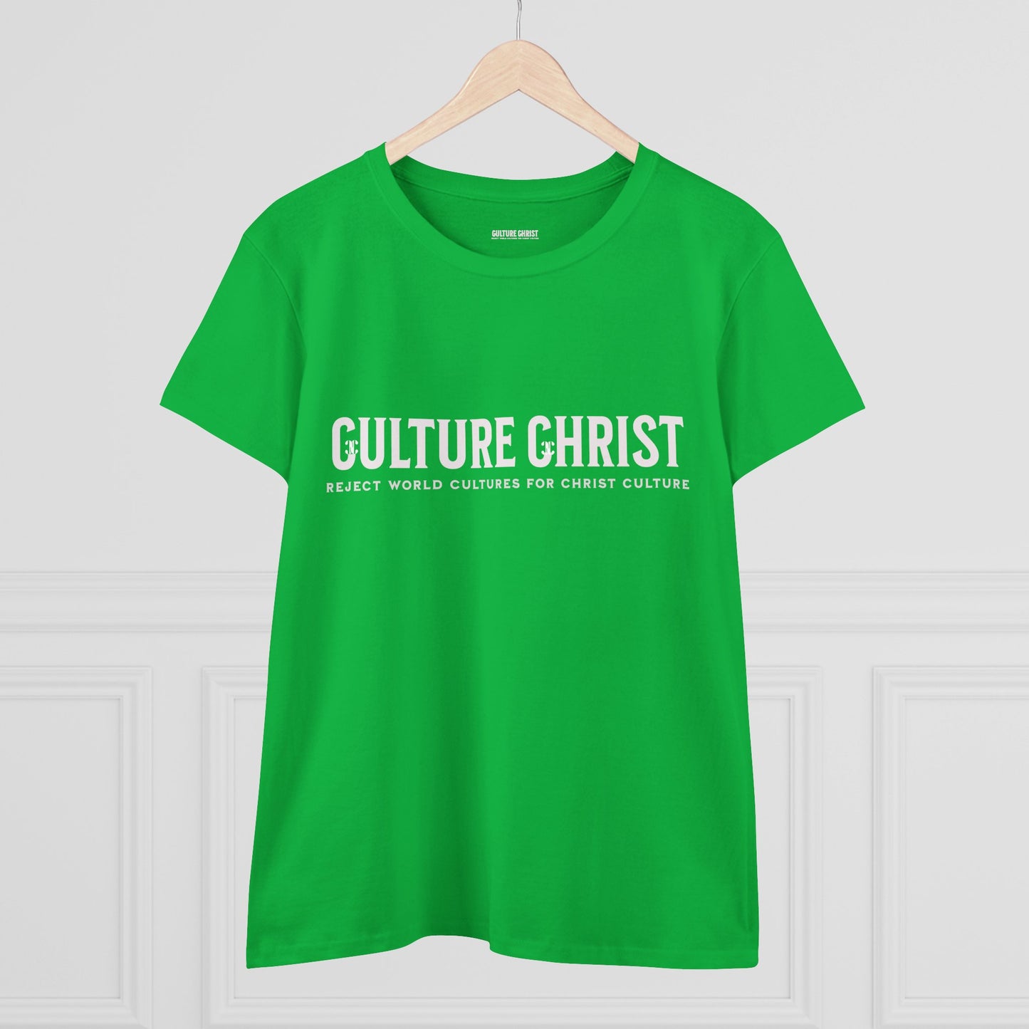 Culture Christ Tee — Christian Faith Graphic Women's T-Shirt