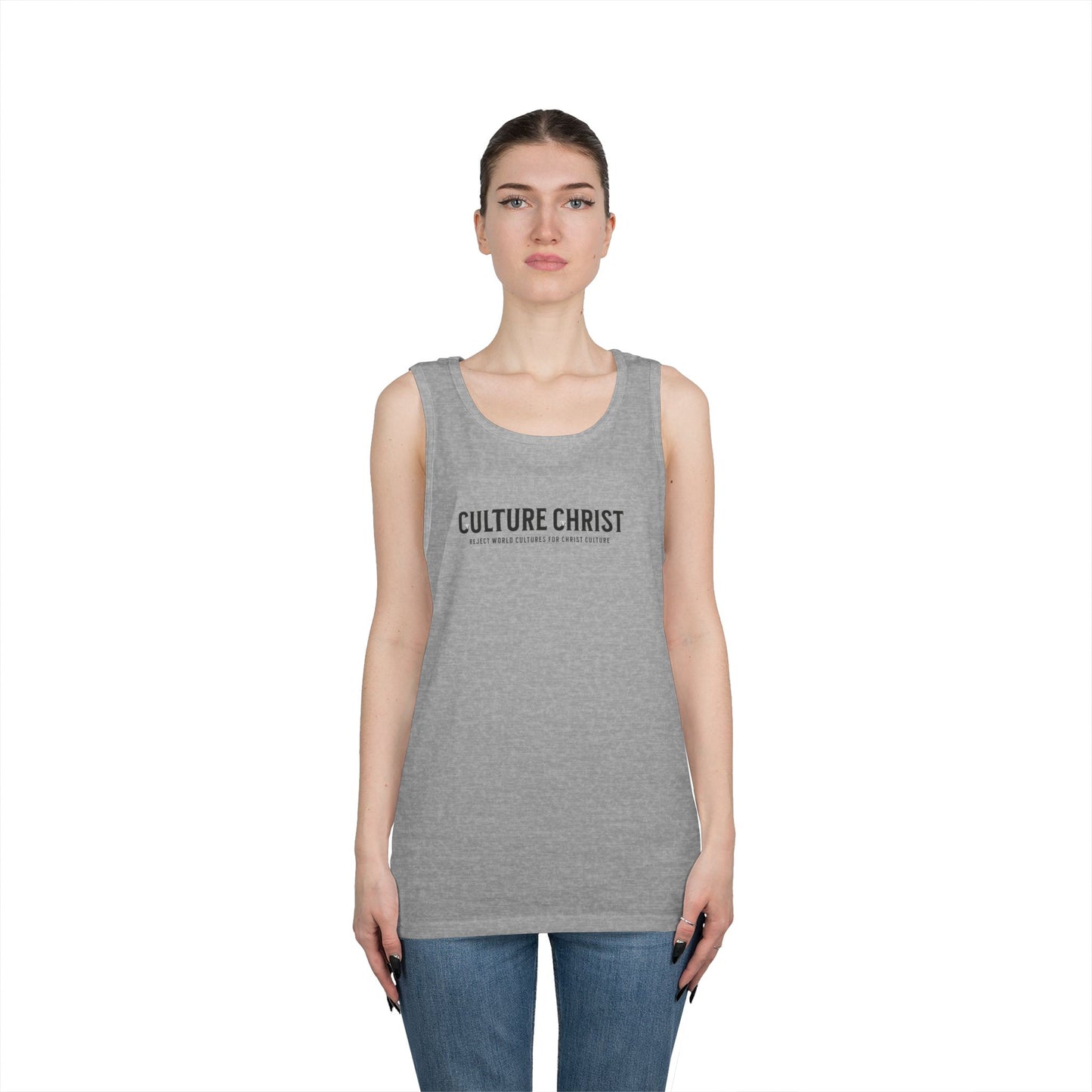 Culture Christ Tank Top — Christian Faith Graphic Tank