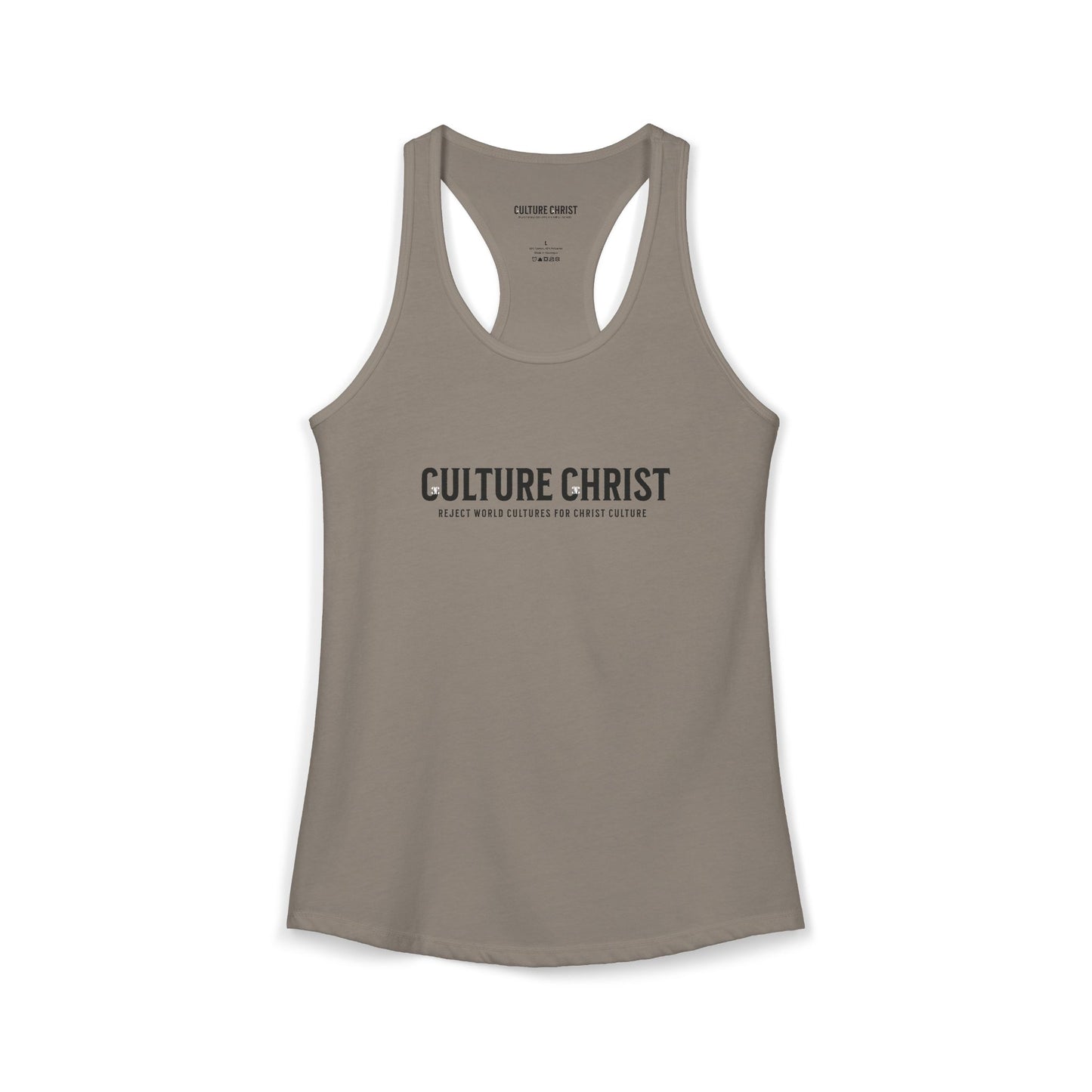 Women's Ideal Racerback Tank, wear your faith