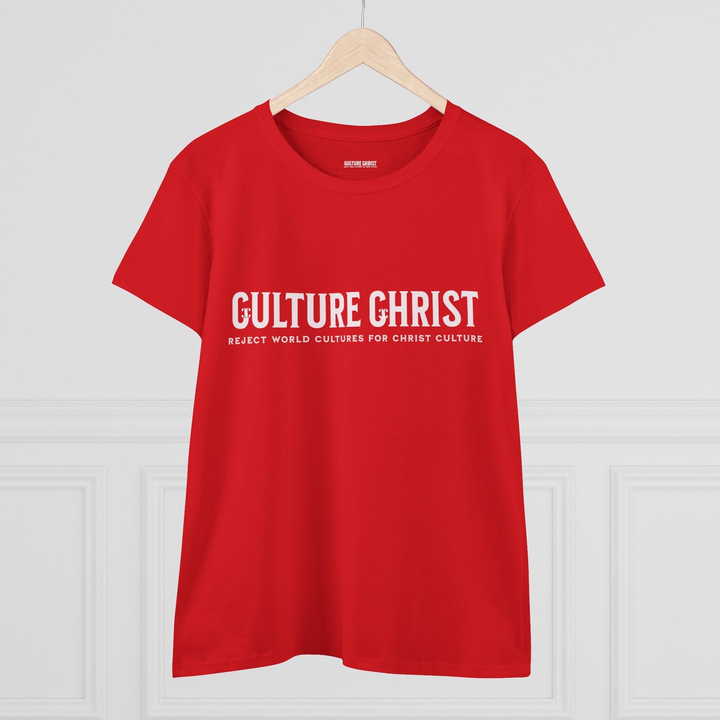 Culture Christ Tee — Christian Faith Graphic Women's T-Shirt