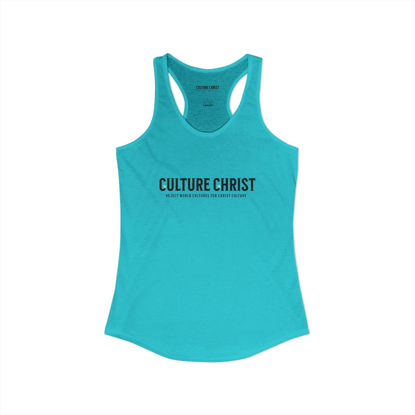 Women's Ideal Racerback Tank, wear your faith