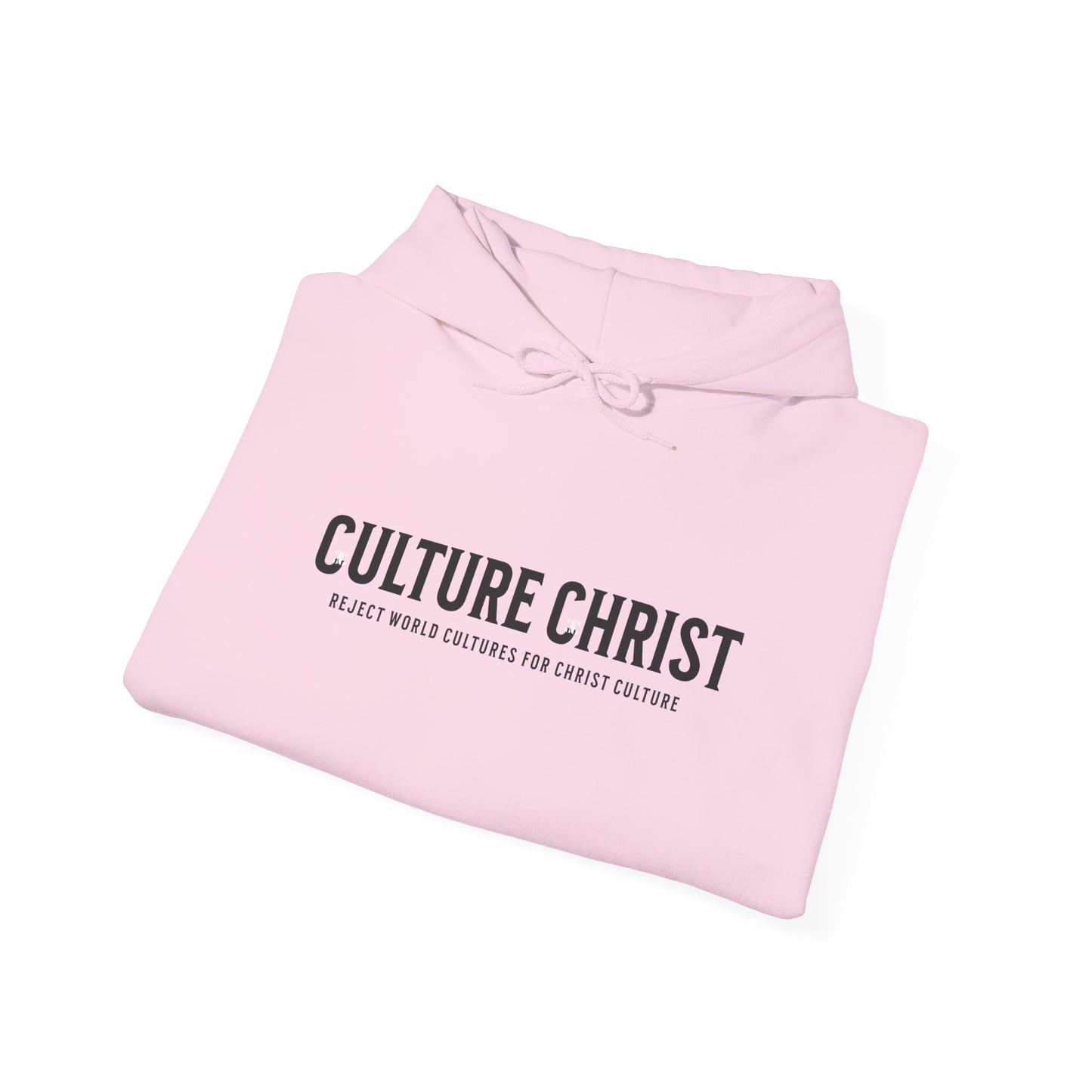 Culture Christ Hoodie — Minimal Christian Faith Pullover