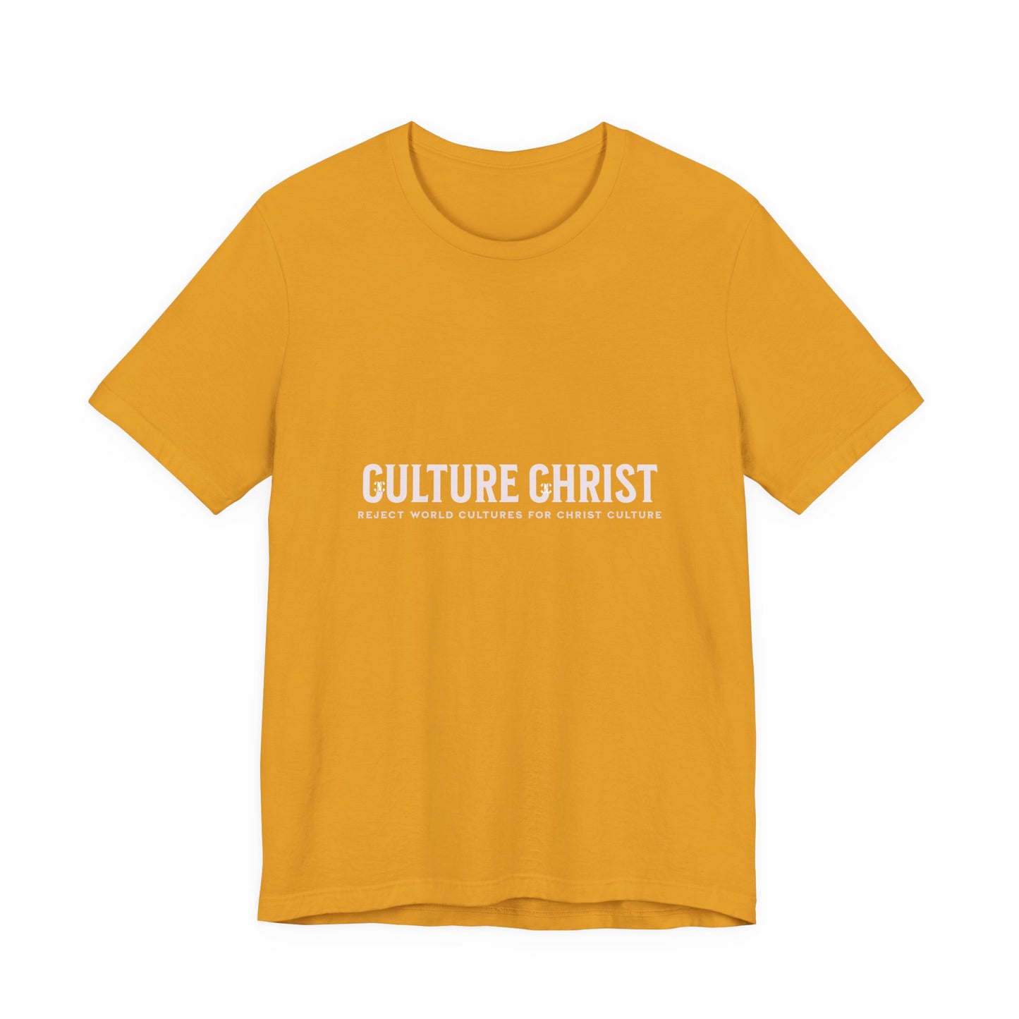 Culture Christ Graphic Tee — Minimal Christian Faith Shirt