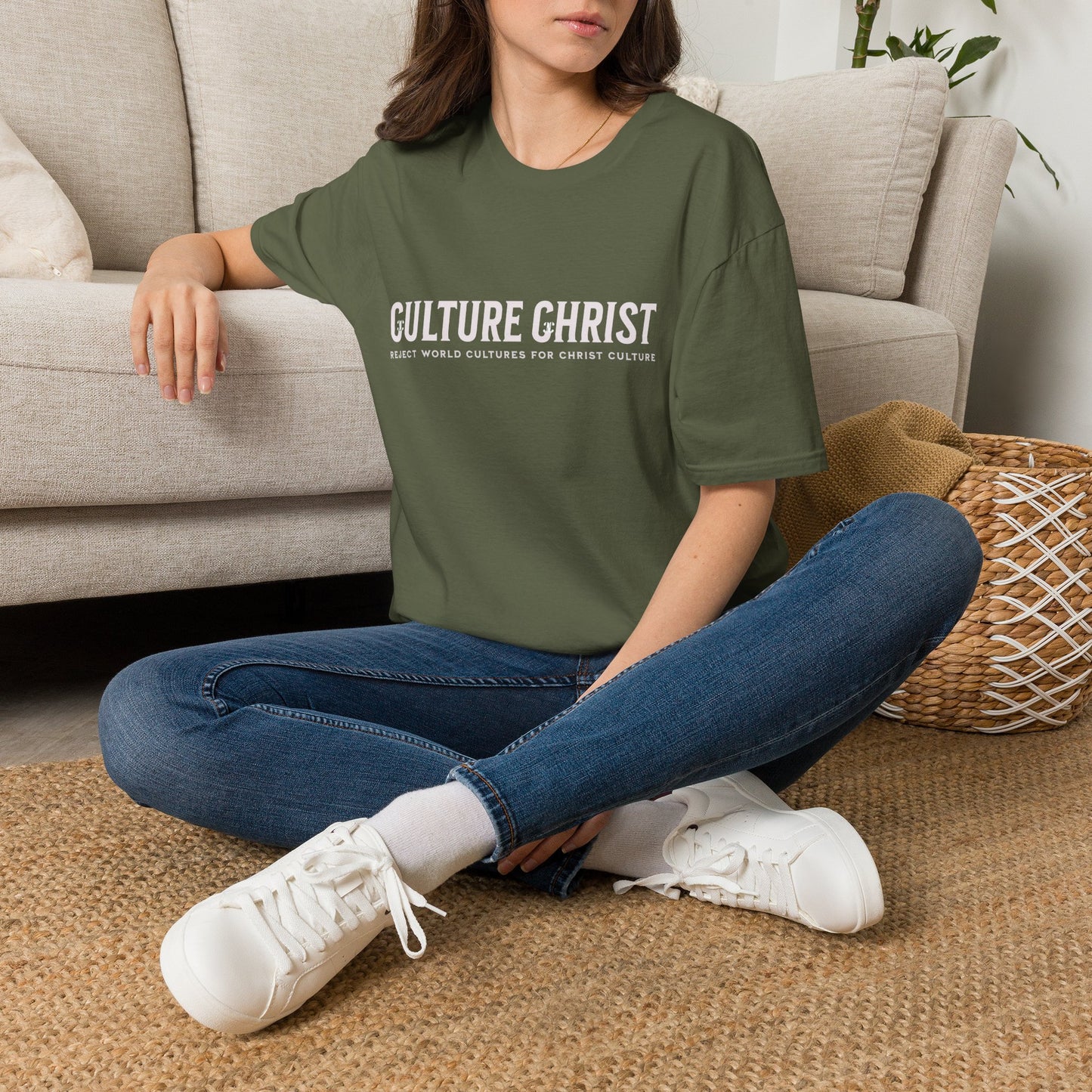 T-Shirt — "Culture Christ: Reject World Cultures for Christ Culture" Inspirational Christian Tee
